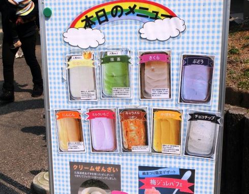その②グルメ（名古屋農業センターしだれ梅まつり）