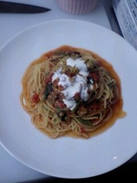 チャンプール風メキシカンパスタ