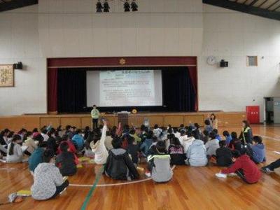 母校・朝日小で食育総合学習会♪