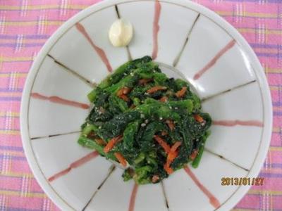 菜の花胡麻あえ