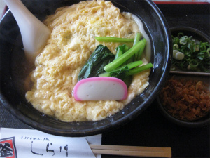 『手打ちめん処　しら川』　うどん定食