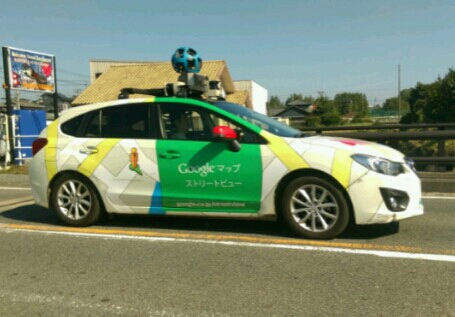 グーグルカー発見！