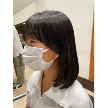 【もみれ毛で、結んでも可愛く小顔に】