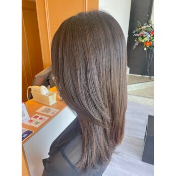 天使や艶カラーで【髪質改善】
