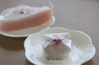 あずき庵の桜の和菓子(*ˊૢᵕˋૢ*)