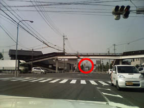 通勤途中の車窓から