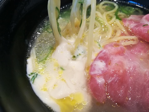 かっぱ寿司の黄金塩らぁ麺を食べよう(^-^)/