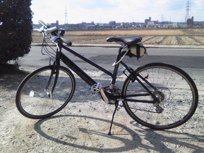 自転車で通勤しています