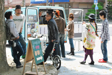 シビコ西広場に移動式カフェ！