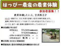プロ農家直伝の農業体験です!!