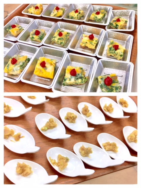 本日の試食!『スイスチャードのオムレツ』と『エシャレット味噌』 本日の試食!『スイスチャードのオムレツ』と『エシャレット味噌』