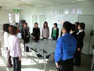 毎日行っている朝礼♪