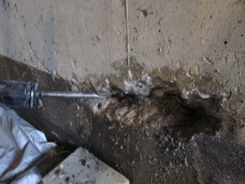 岡崎市店舗地下室水漏れ、漏水修理