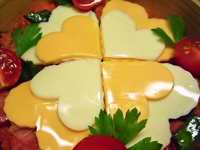 ５月２８日　２色チーズdeクローバーのチキンライス弁当☆