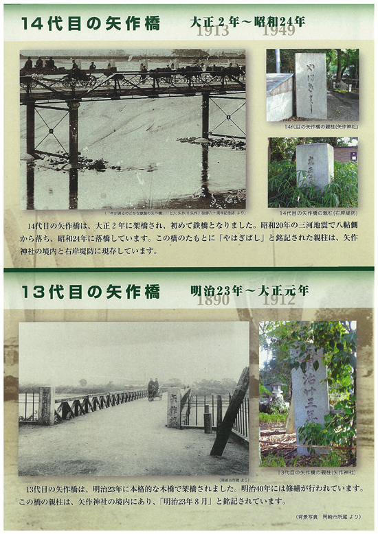 国道１号矢作橋の歴史