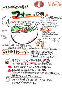 米の麺料理　フォ