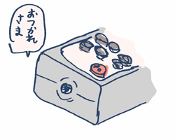 リモコンの先端から