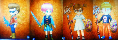 私服でドラクエにっき。