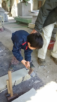 岡崎の石工技術を体験！四天王像の制作現場に潜入してきました