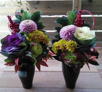 【ダリア】華やかなフラワーアレンジ 2021/01/20 11:22:08
