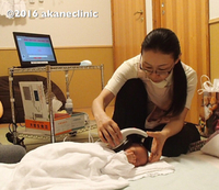 入院中の赤ちゃんの検査