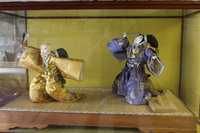 リメイク人形　忠臣蔵　松の廊下　昔の日本人形の再生修復
