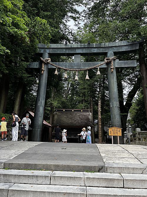 お盆休みは避暑地蓼科へ①諏訪大社本宮