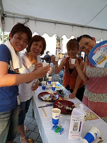 コモのビアガーデン！めちゃくちゃ楽しかった♪