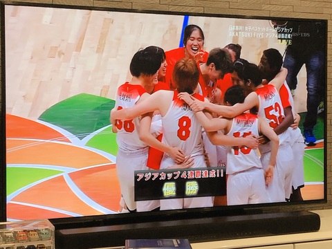 優勝！アジアカップ女子バスケ