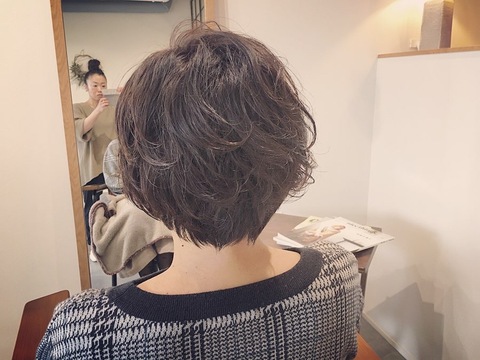 乾かすだけでキマるゆるふわショートボブに 美容室 美容院 岡崎市 ヘアーサロン ヘアスタイル 岡崎市康生にある小さな美容室 Hair Komorebi ヘアコモレビ