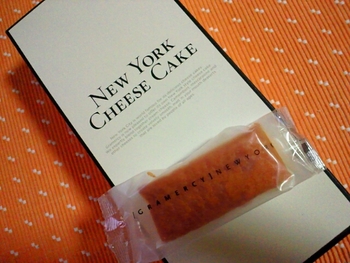 グラマシーニューヨークのチーズケーキ♪