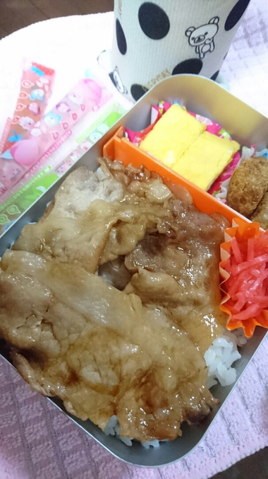 生姜焼き弁当