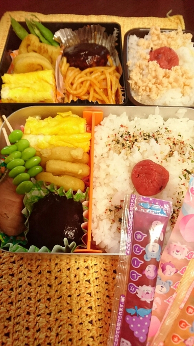 ハンバーグ弁当♪