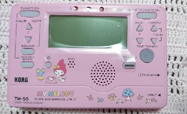 マイメロのチューナー【中学1年女子がお年玉で買ったもの】