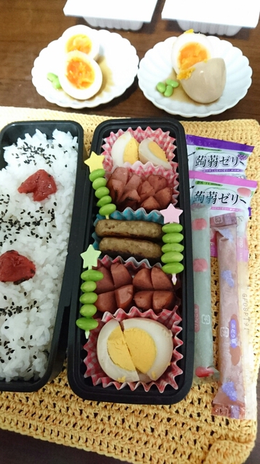 お弁当のたまごはどれだっ！！
