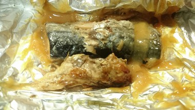 給食の味！サバの銀紙焼き