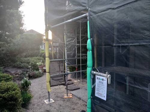 住宅改修工事足場－組立て!!