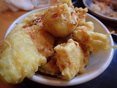 名古屋市天白区 温玉とろ～りとり天丼