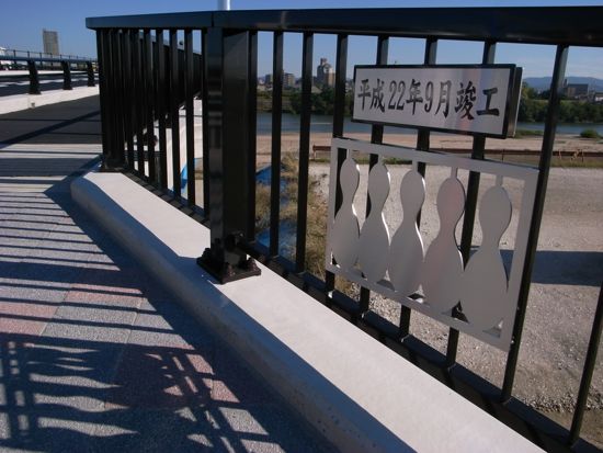 新矢作橋からの岡崎城の眺望
