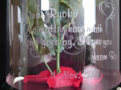 薔薇のガラスドームでプロポーズ！！