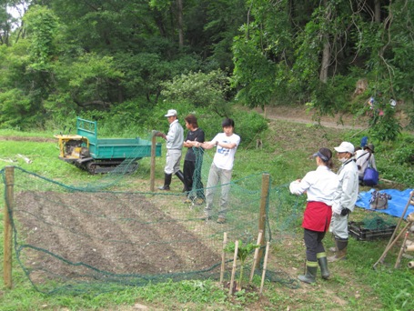 農業を体験しよう！「大豆の種まきと草絵作り」開催レポート