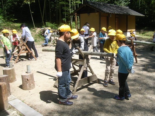 体験の森で環境教室を開催！岩津小学校３年生１０２人が参加☆