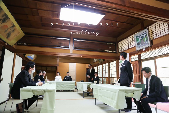 城山八幡宮で神前挙式撮影/STUDIO CUDDLE(スタジオカドル)岡崎・名古屋で結婚式のカメラマンをお探しなら