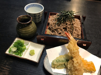 年越し蕎麦　(天ぷらざる蕎麦) 2019/12/25 18:04:48