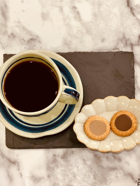 ブルボン チョコ&コーヒービスケットでコーヒーブレイク☕ ブルボン チョコ&コーヒービスケットでコーヒーブレイク☕