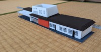 ジオラマ駅舎　臼杵駅