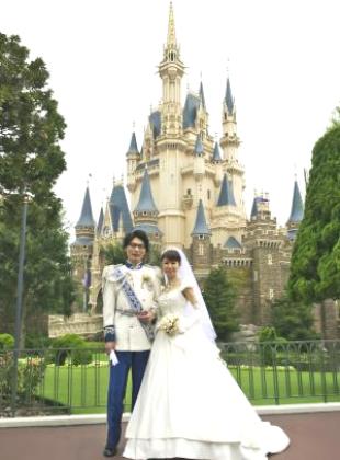 シンデレラ城で初の結婚式／東京デイズニーランド