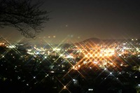 高山城跡から見下ろす夜景