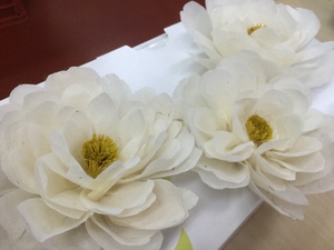 和紙で花を作ろう