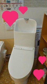 ヤマハナ展示品取り付けました(｀・ω・´)　☆一体型トイレ☆